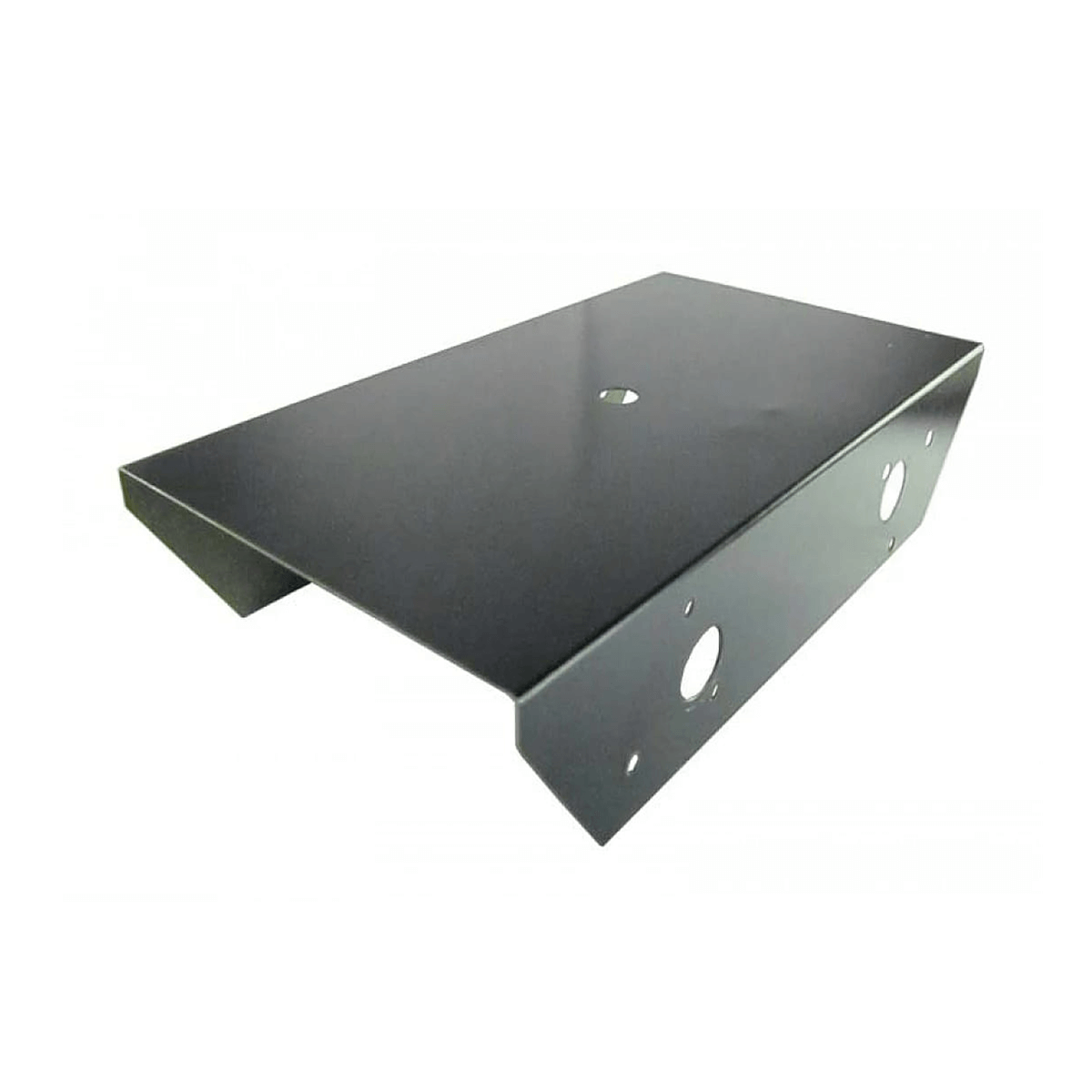 4 wheel metal chassis black