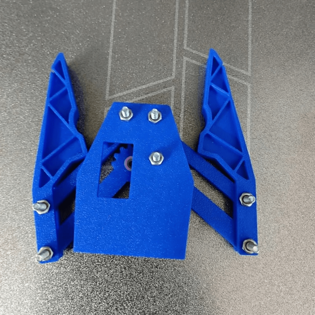 3D Printed Robotic Gripper-Blue