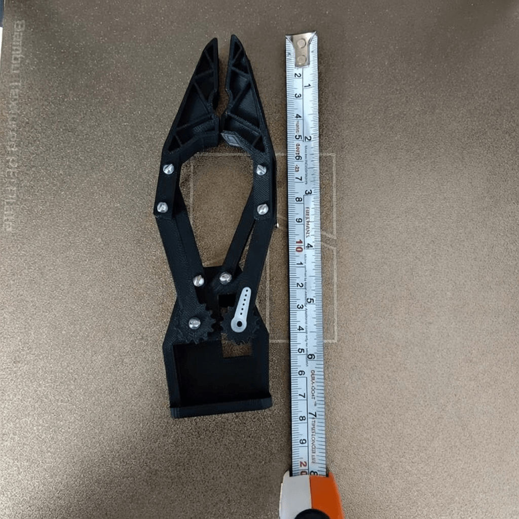 3D Printed Robotic Gripper-Black